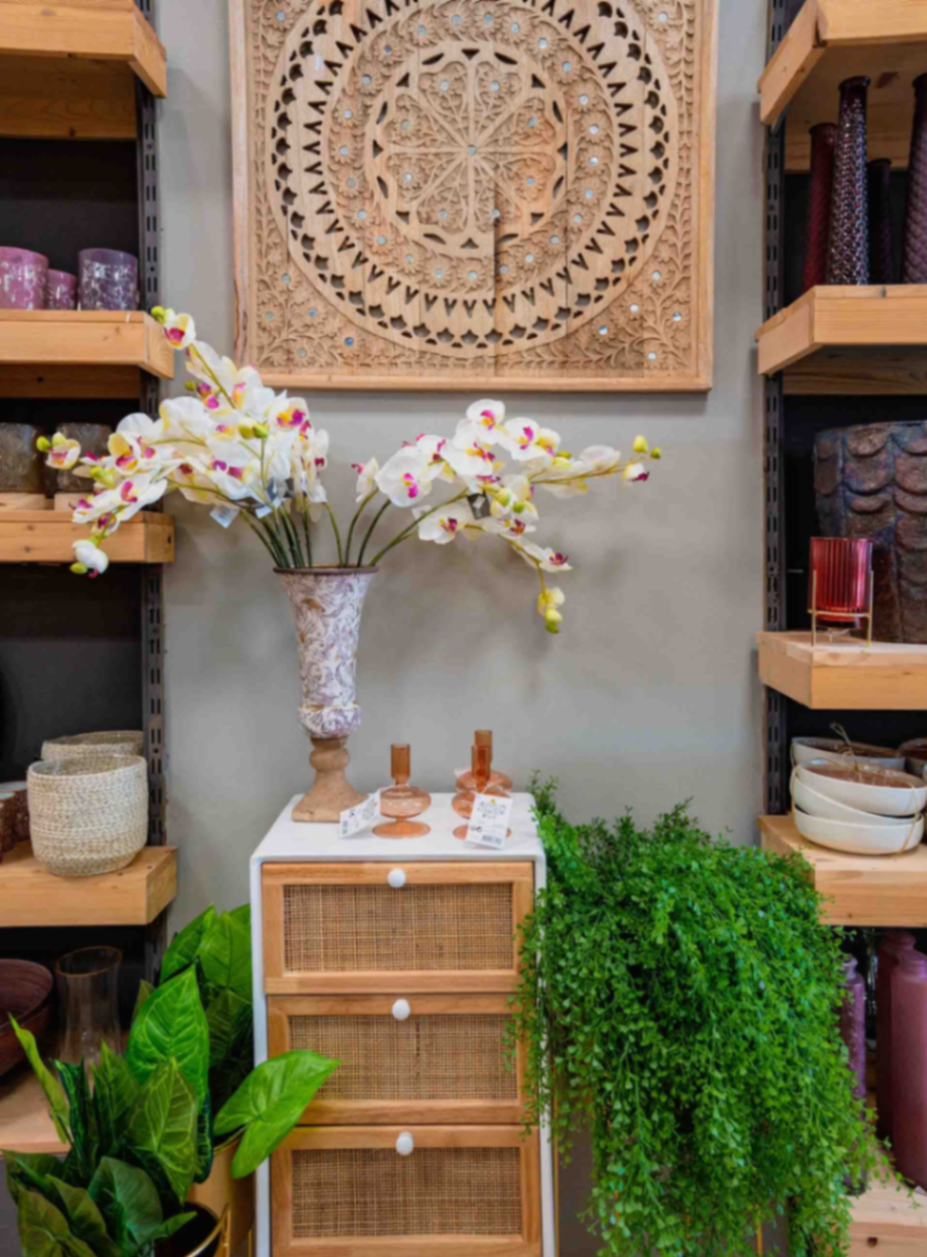 Angolo decorazioni con orchidee