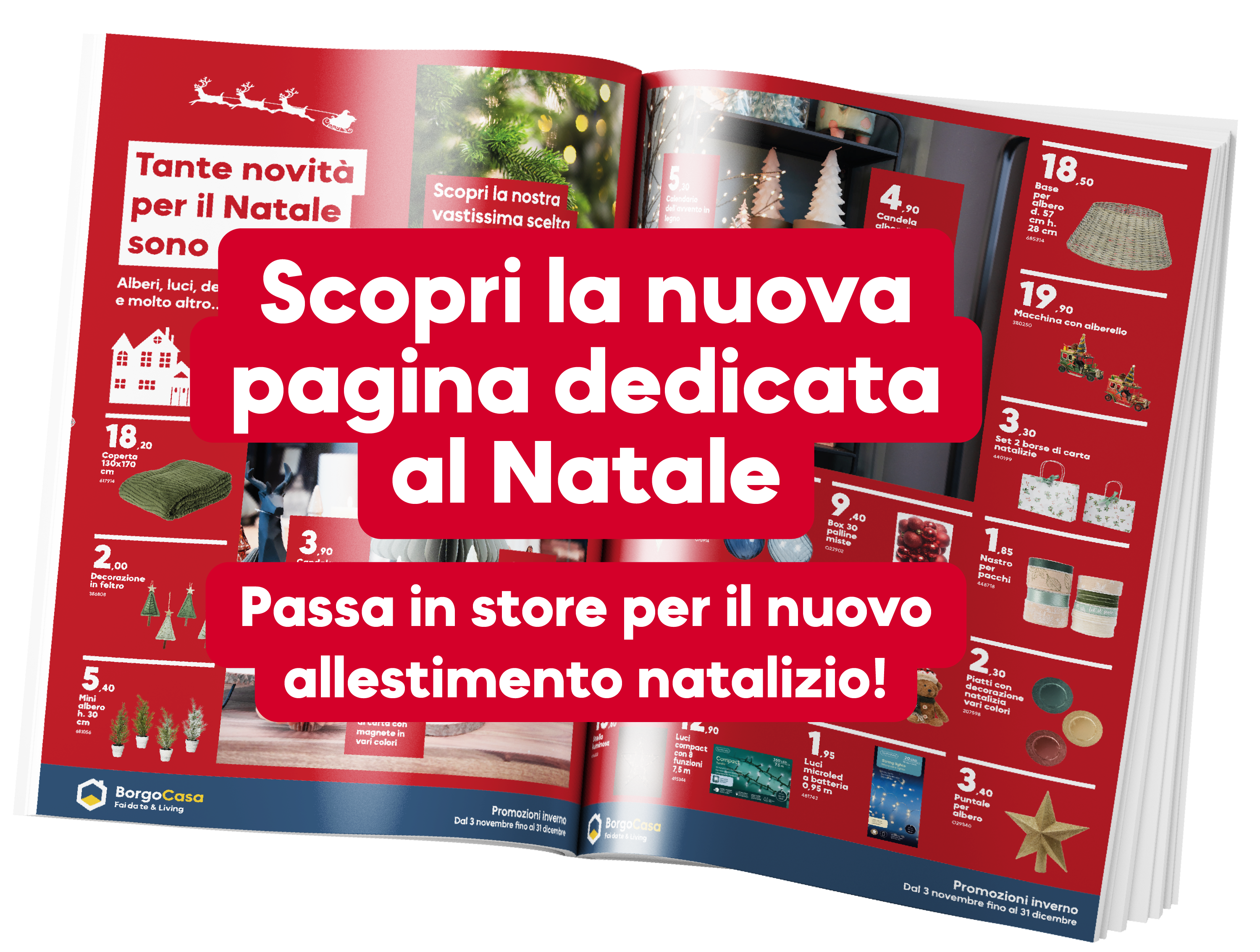 Vieni a scoprire il Natale in negozio