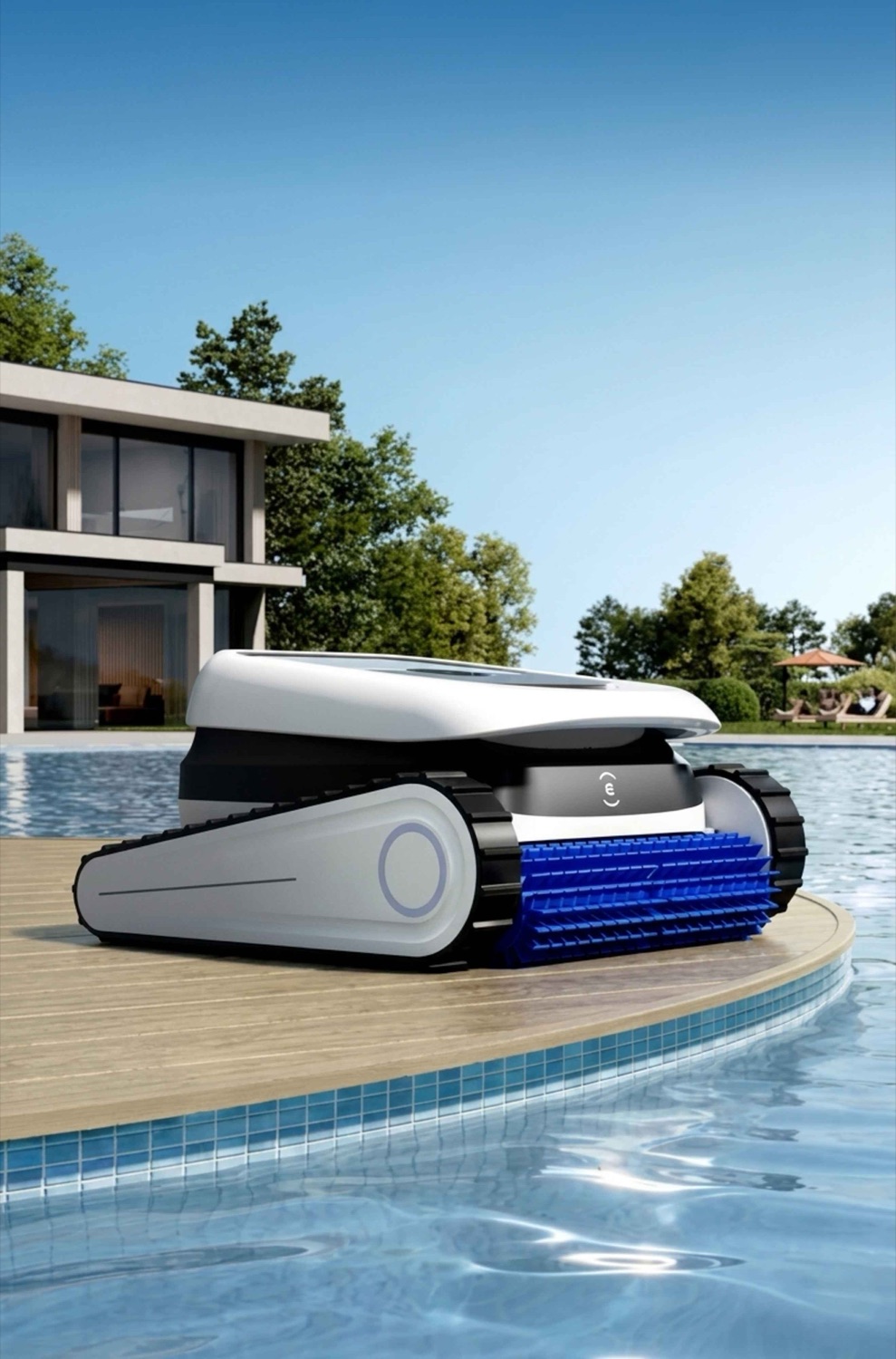 Robot per piscina ECOVACS ULTRAMARINE P1 a bordo piscina